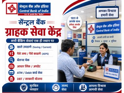 सेंट्रल बँक ग्राहक सेवा केंद्र